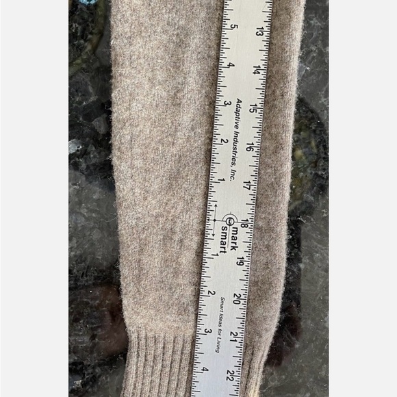 Vintage J. Crew 100% Lambs Wool Sweater Quarter Zip Sweater Nordic Fair Isle - Picture 10 of 11